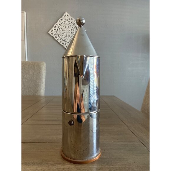 Alessi La Conica Expresso Coffee Makers H: 9" made Italy - Picture 2 of 12